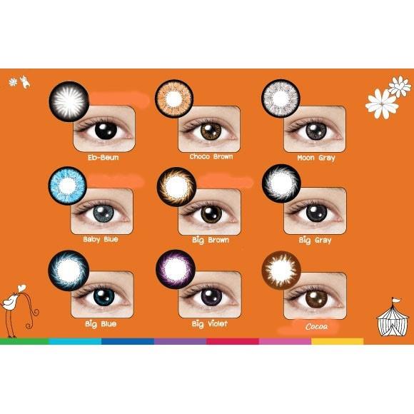 Kính áp tròng 3 tháng Maxim Colors màu nâu Choco Brown giãn 14.5mm