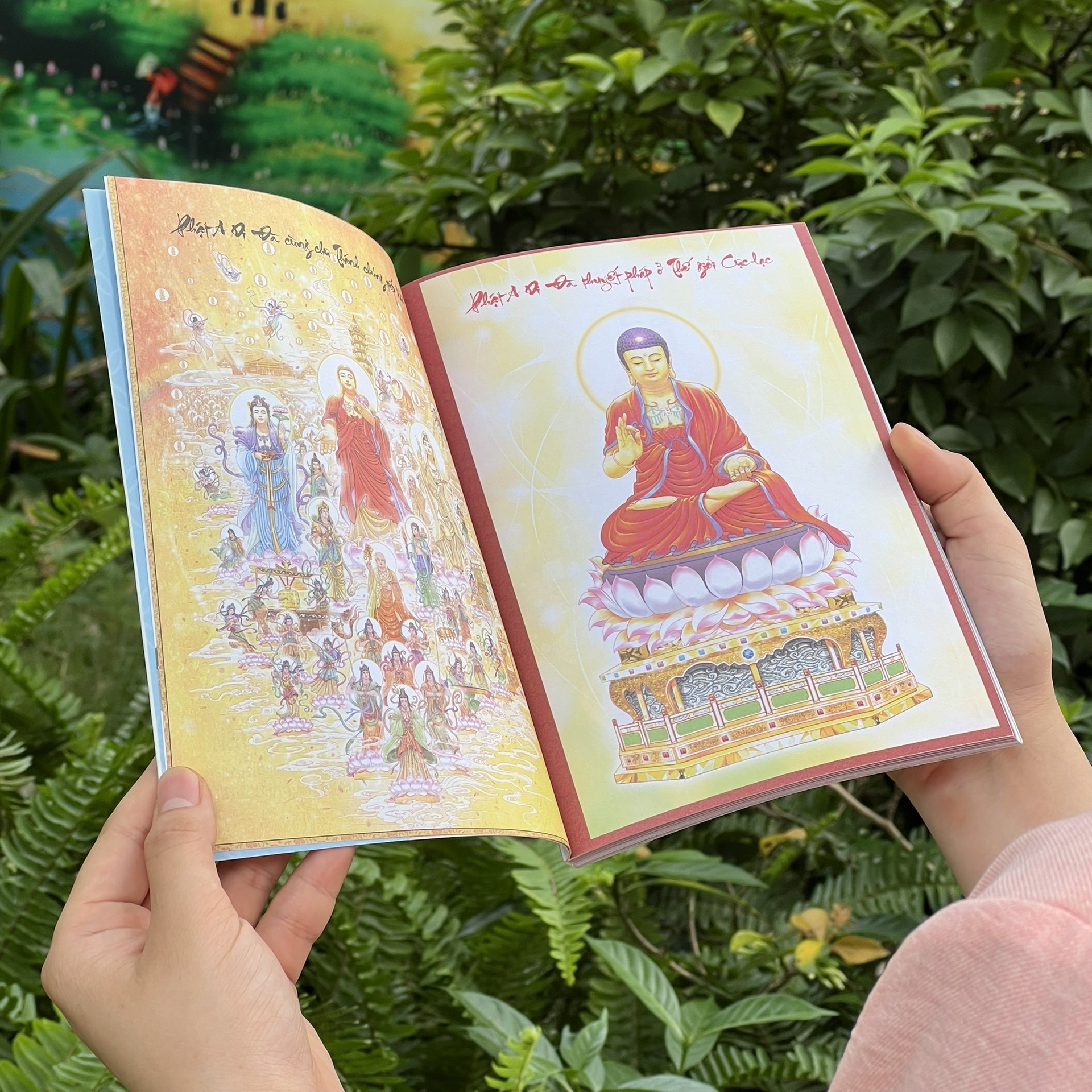 Sách - Truyện tranh - Phật Thuyết Kinh A Di Đà - Vĩnh Nghiêm Books
