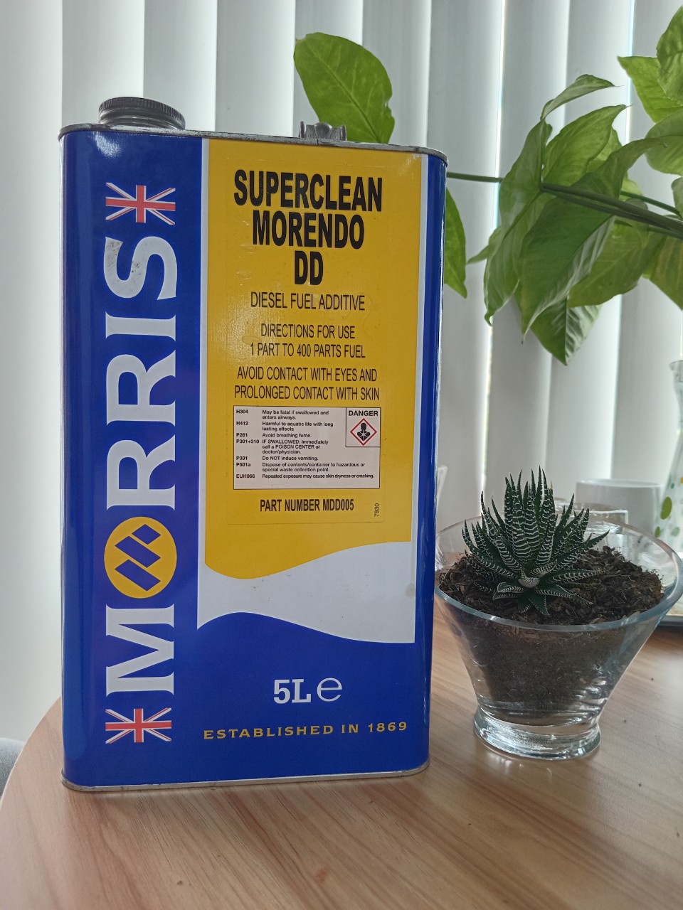 PHỤ GIA NHIÊN LIỆU MORENDO DD DIESEL FUEL TREATMENT (CAN 5L)