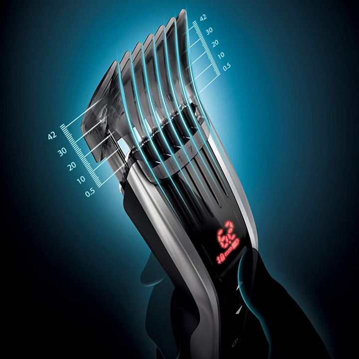 Tông đơ cắt tóc cao cấp Philips HC9420/15 Tích hợp 2 lưỡi cắt, đảm bảo cắt nhanh chóng, tiết kiệm thời gian​ - HÀNG NHẬP KHẨU