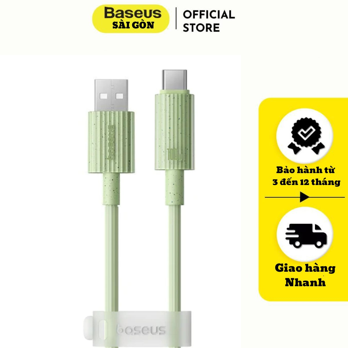 Cáp Sạc Nhanh Baseus Habitat Series USB to Type-C 100W (Fast Charging &amp; Data Cable)-Hàng chính hãng