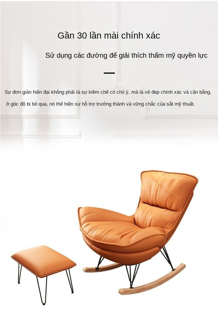 Ghế Lười Thư Giãn, Ghế Bập Bênh Đọc Sách, Ghế Sofa Lười- Tặng Kèm Đôn Ghế Gác Chân Êm Ái Chắc Chắn Bền Đẹp
