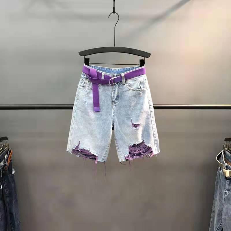 Quần Short Jean Nữ Màu Sắc Thời Trang