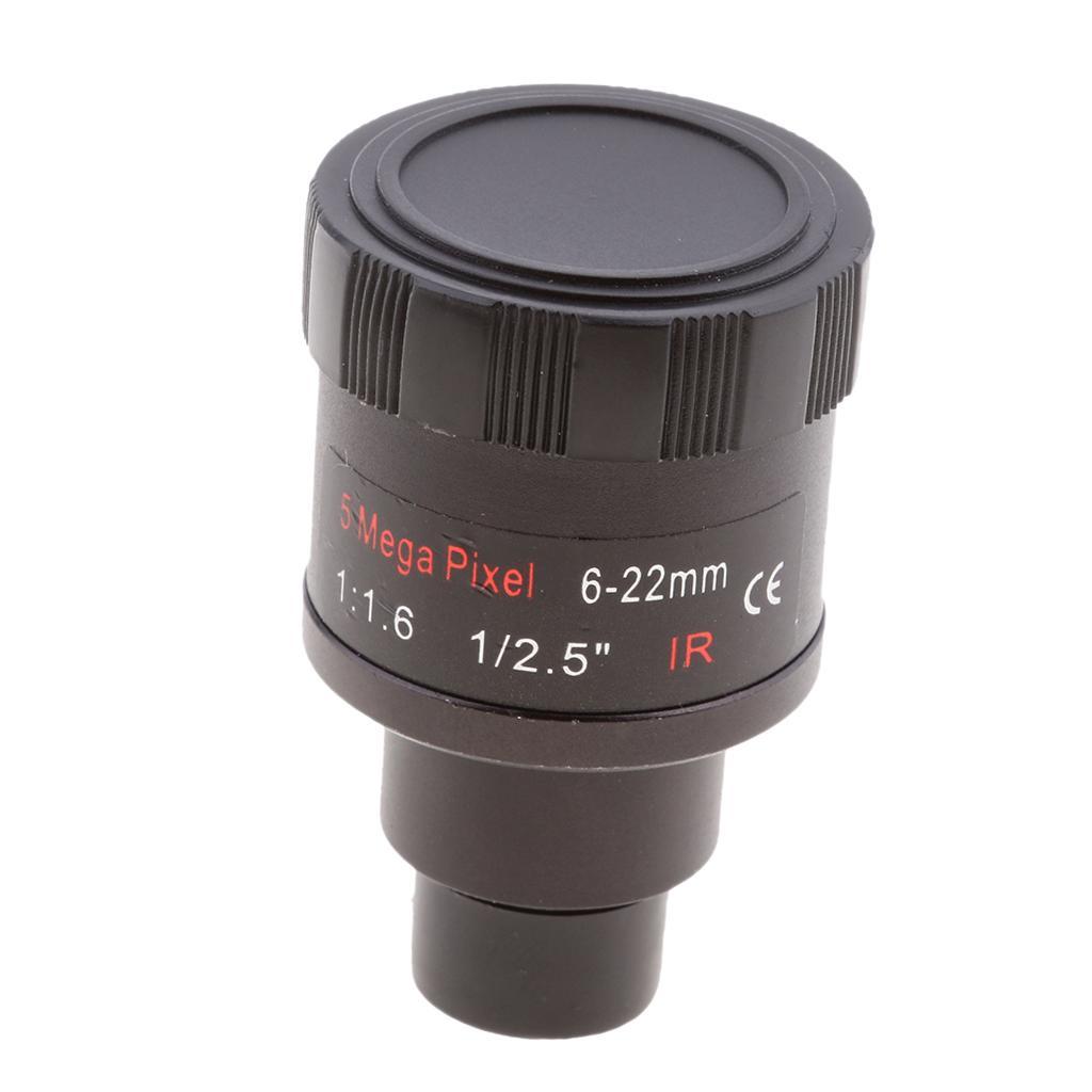 36 Infrared IR LED Board Module for CCTV Camera + 5MP 6-22mm Varifocal IR Camera Zoom Lens