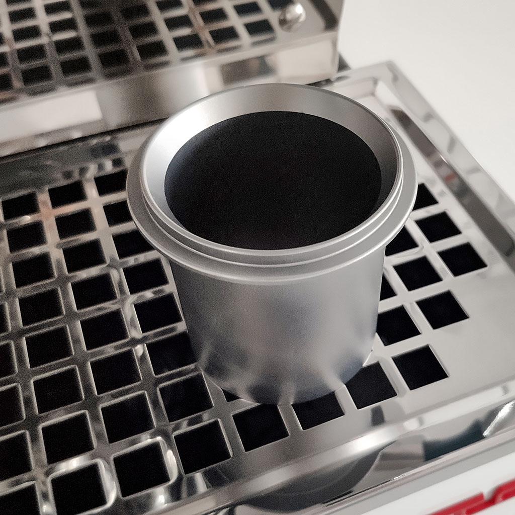 Aluminum Alloy Coffee Dosing Cup Sniffing Mug Powder Feeder Coffee Distributor for Espresso Machine for Portafilter Coffee Tamper DIY Tools