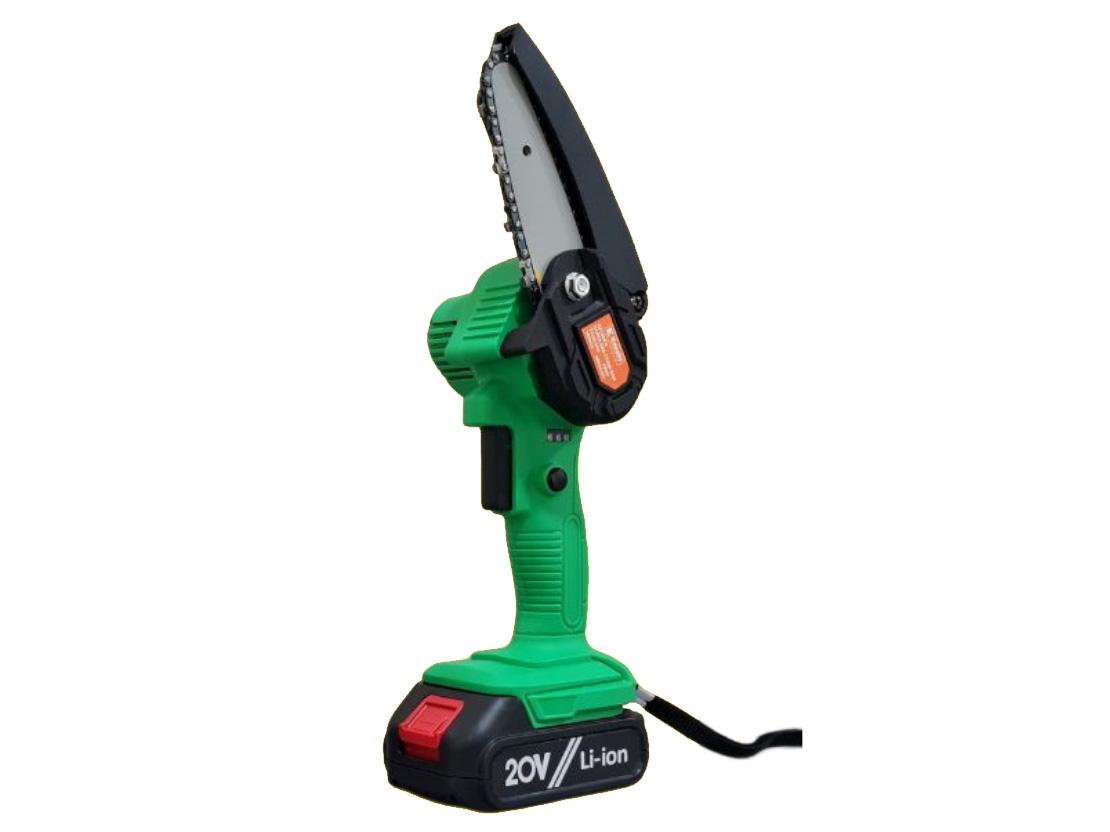 MÁY CƯA XÍCH MINI CẦM TAY DÙNG PIN 21V KAZAKI KZ100CS (2 PIN. 1 SẠC)- HÀNG CHÍNH HÃNG