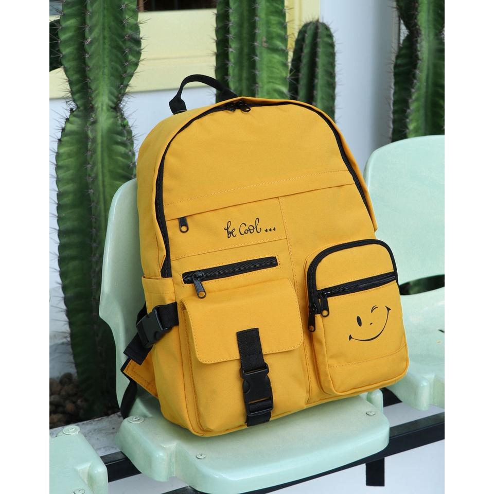 Balo học sinh Unisex thời trang, tone màu pastel - BOM