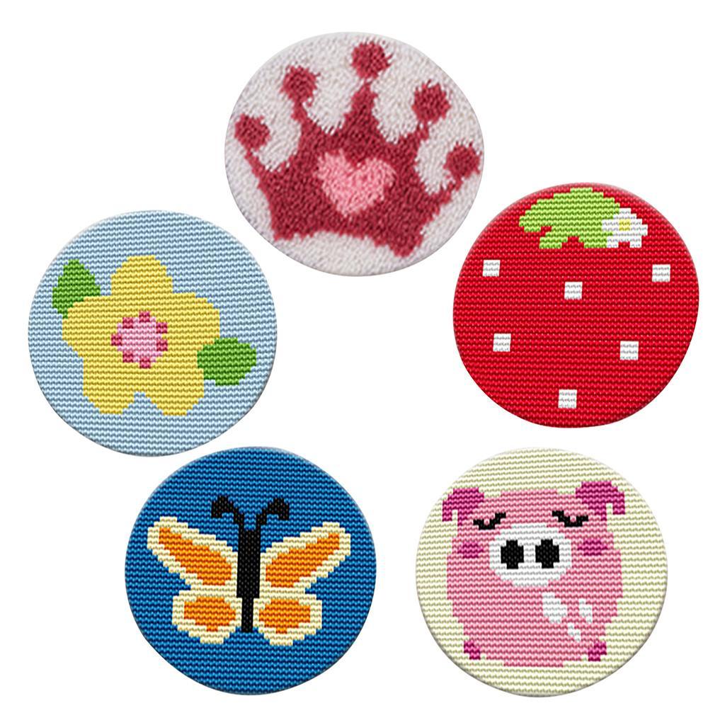 DIY Carpet Embroidery, Handmade Latch hook kit Diy Rug Making Kit 27 x