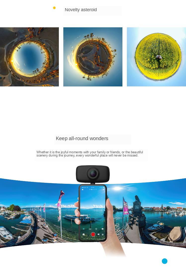 Mini Sports HD Travel 360VR chụp ảnh sốc điện tử 4K máy ảnh mini máy ảnh mini máy ảnh mini