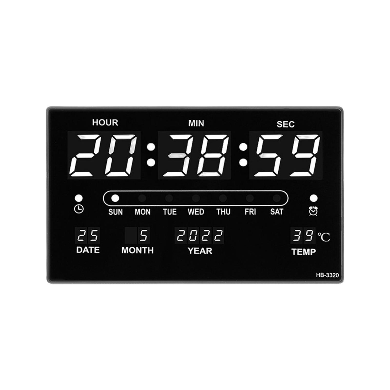 Digital Clock LED Display Electronic  Clocks for Living Room