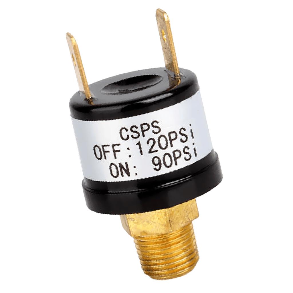 12V Áp Suất Không Khí Công Tắc Đánh Giá Cho Kèn Xe Lửa Sừng Máy Nén 90PSI-120PSI