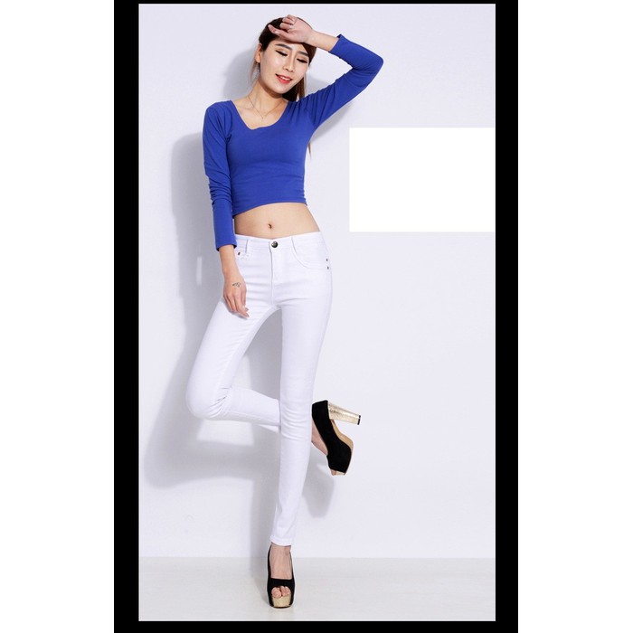 Quần kaki thun skinny nữ Quảng Châu Q035