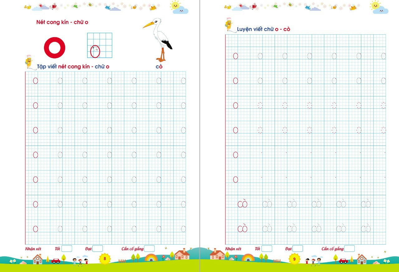 Bé Tập Tô, Tập Viết Chữ To (Dành cho trẻ 4 - 6 tuổi - Phiên bản mới)