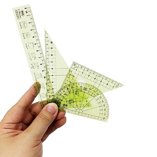 Bộ 4 Bộ Thước Màu 4 Cây T-140