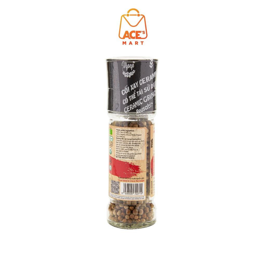 Tiêu Sọ Hữu Cơ cối xay Ceramic Farmer  Vipep 55gr