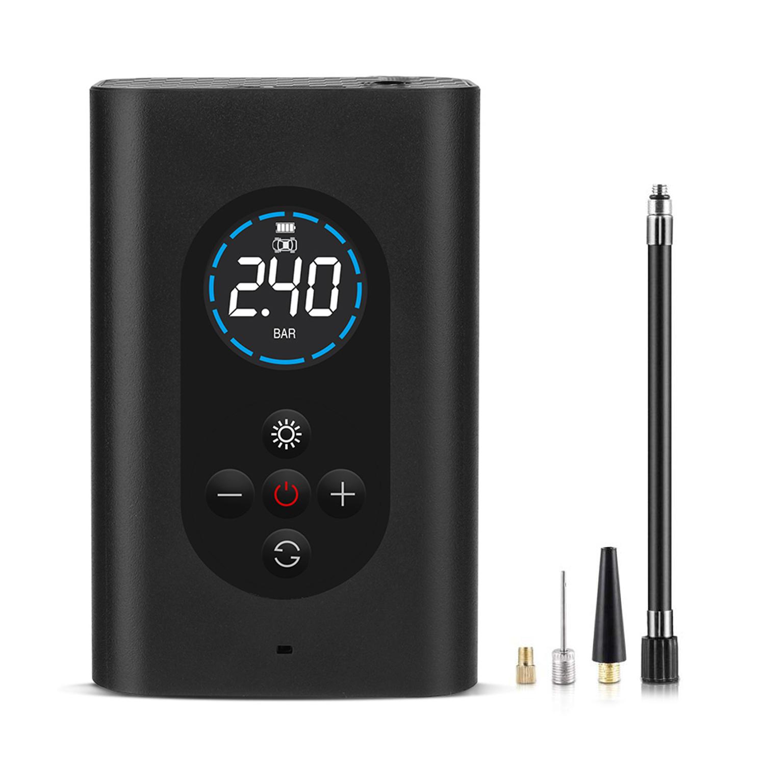 3 in 1 Car Air Compressor Wireless Tire Inflator Portable Auto Pump Digital Tire Pump 150PSI Air Inflator with LED Light