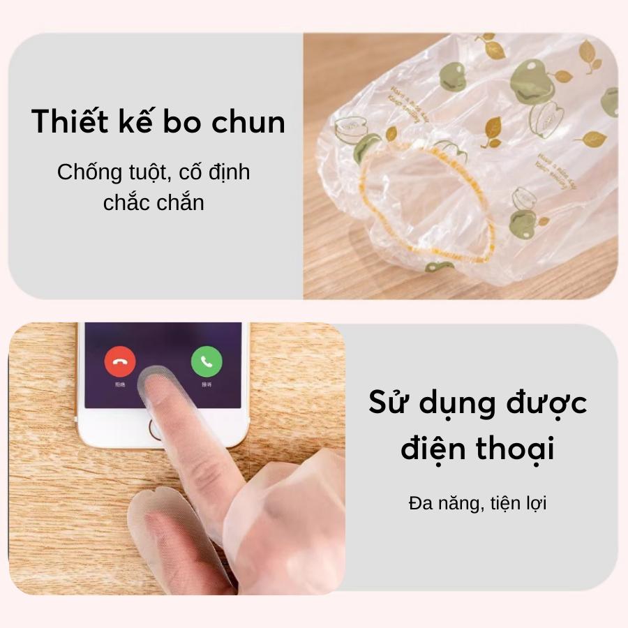 Găng TPE Siêu Dai Dùng 1 Lần - Dài 60Cm, Có Chun Chống Tuột, Găng Tay Rửa Chén Bát, Giặt Đồ Dọn Dẹp Đa Chức Năng