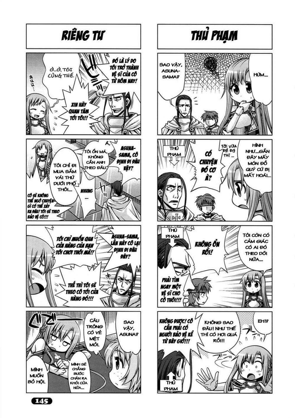 swort art online - 4koma chapter 6 8