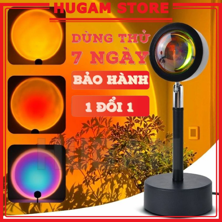 Đèn led hoàng hôn Sunset 4in1 chụp hình sống ảo, quay video clip bản cao cấp tùy chọn nhiều màu sắc khác nhau trang trí, decor bàn làm việc, phòng ngủ