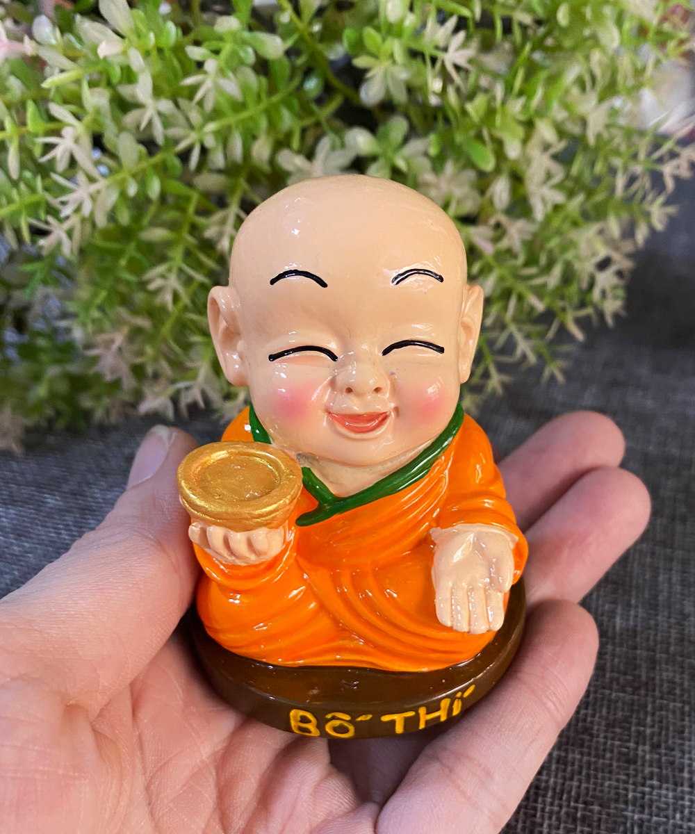 Tượng chú tiểu Lục Độ 7cm hàng Việt Nam