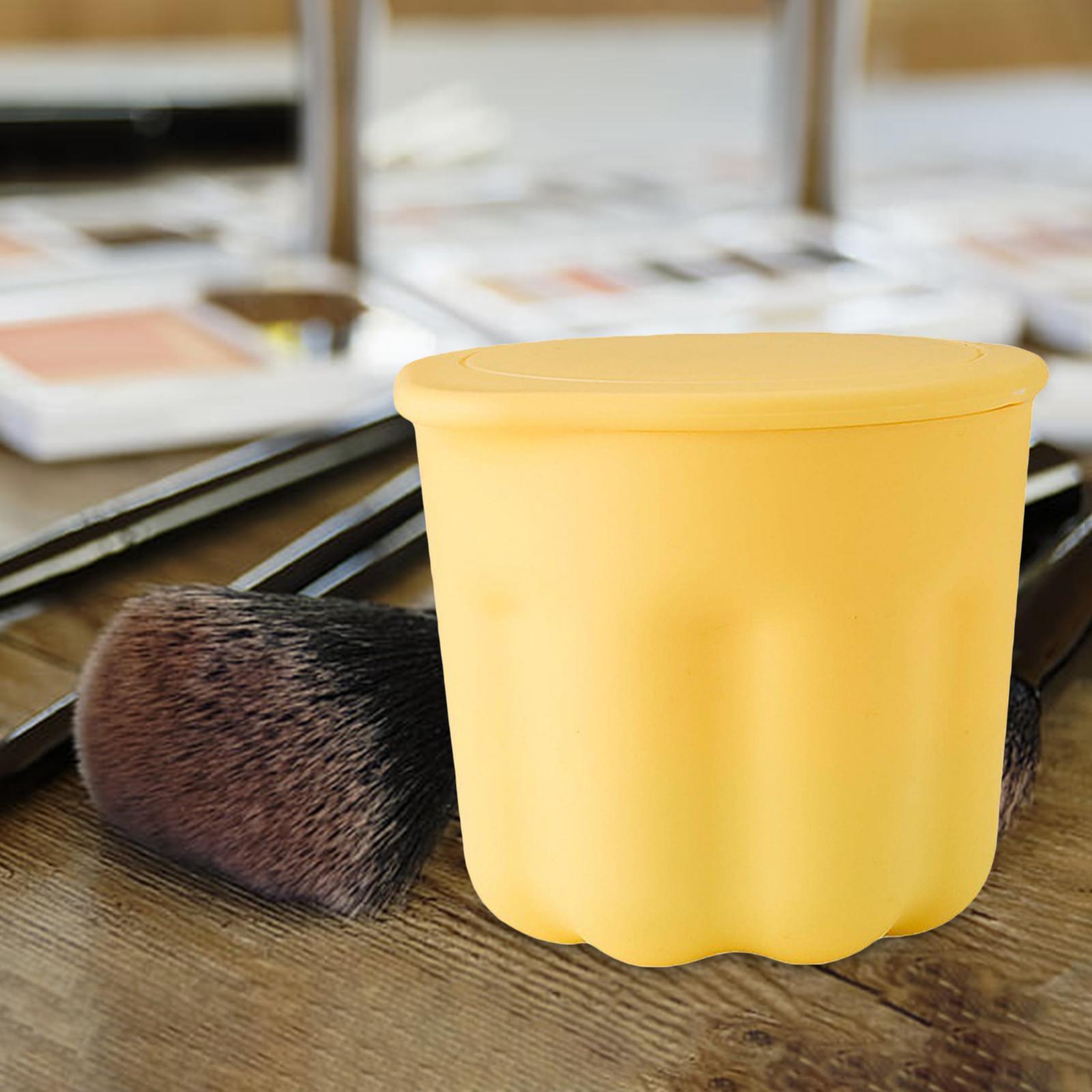 2 in 1 Makeup Brush Cleaning Tool, Cosmetic Brush Organizer Rack Easy Clean for Women Girls
