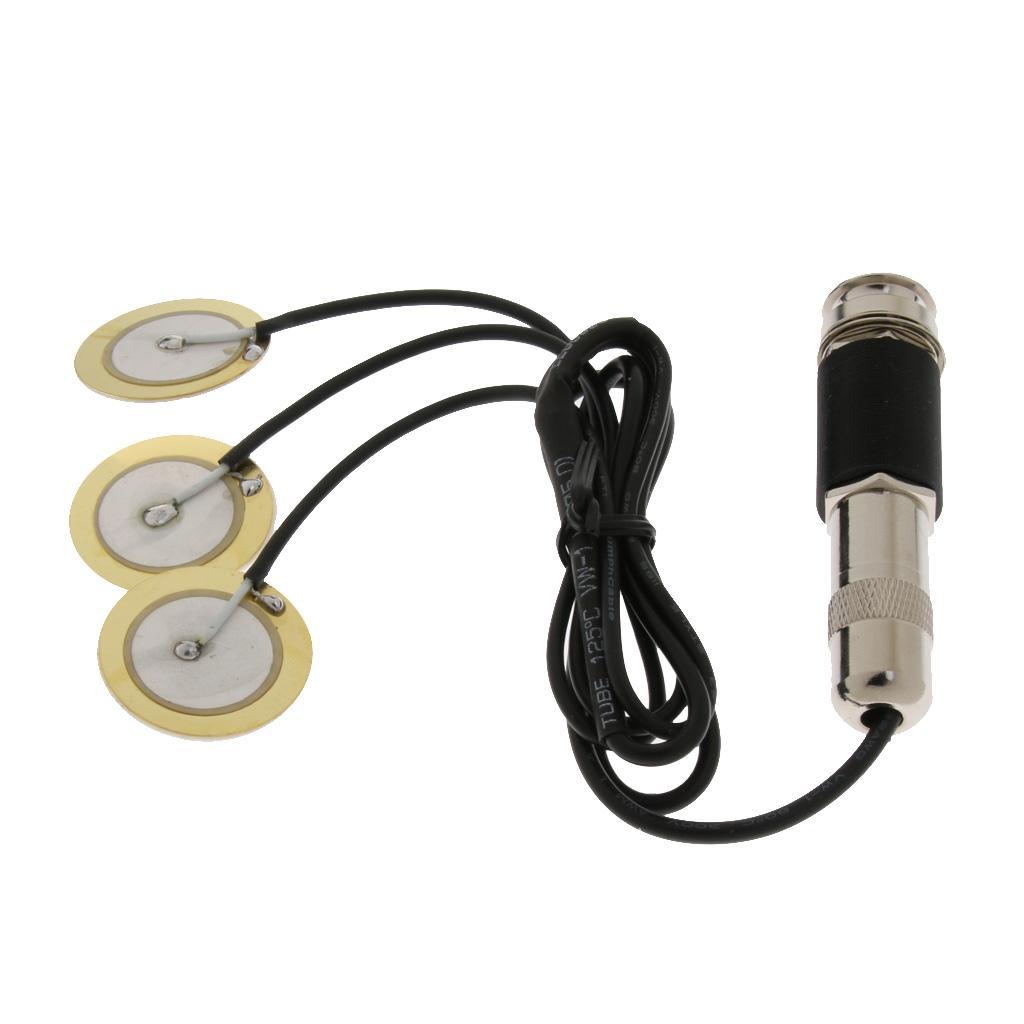 Transducer Pickup End Pin For Acoustic Guitar Ukulele Mandolin Parts