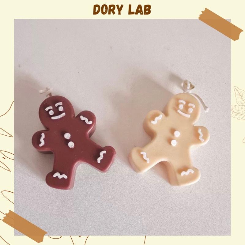 Nến Thơm Handmade Giáng Sinh Bánh Gừng, Quà Tặng - Dory Lab