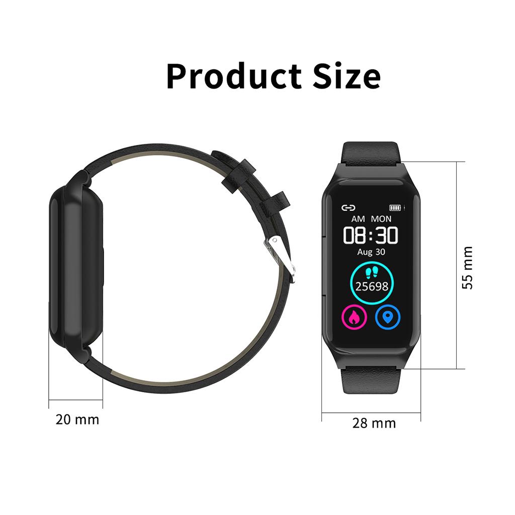 Wireless Headset TWS In-ear Bluetooth Earphone Sport Mini Smart Watch Wristband