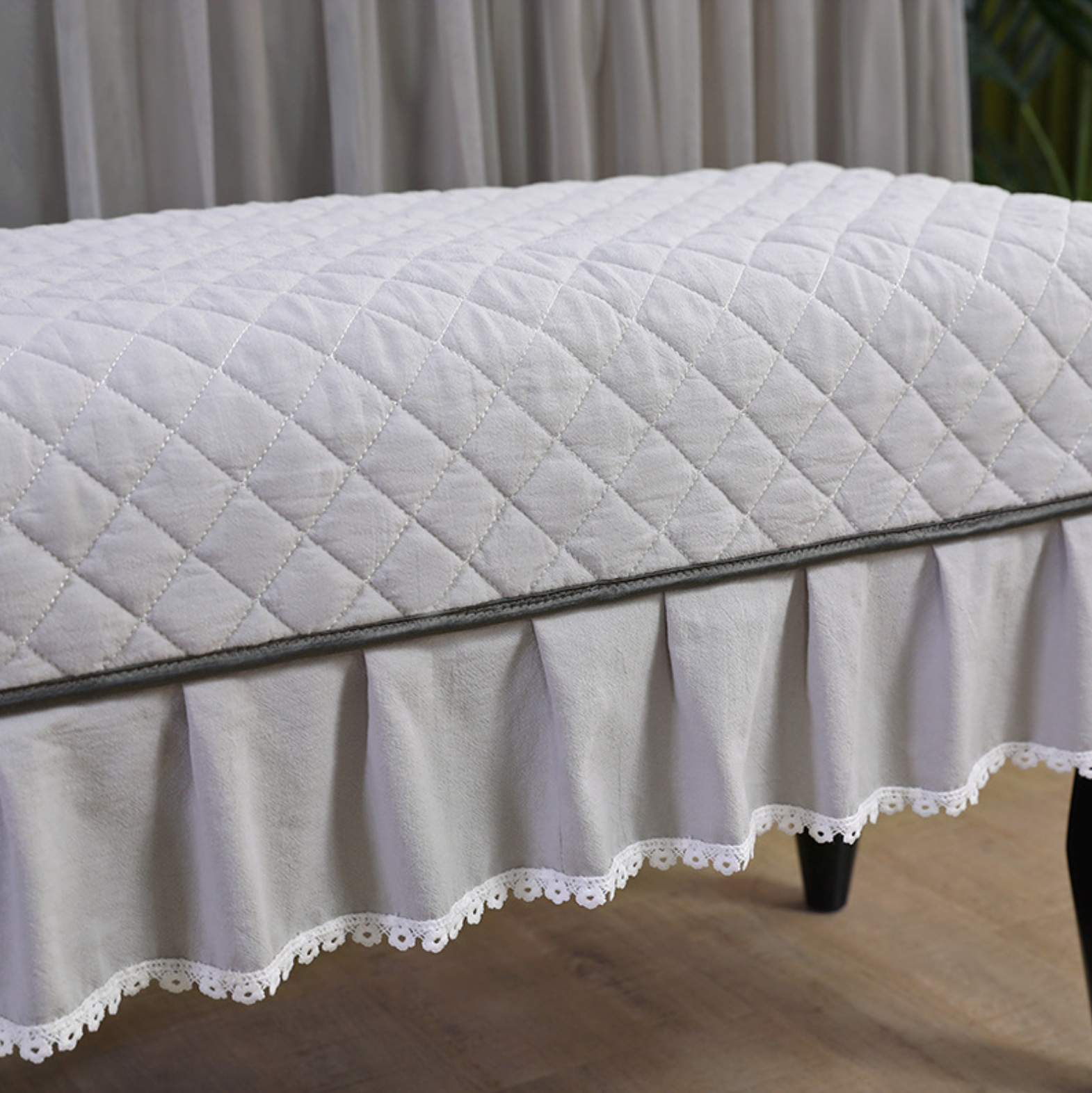 Khăn phủ đàn piano phong cách Hàn quốc hiện đại sang trọng phủ kín toàn bộ đàn 2 lớp chống bụi chống xước - Hàng chính hãng