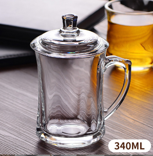 Ly Thủy Tinh Có Quai Deli Mug Tea Glass 340ml