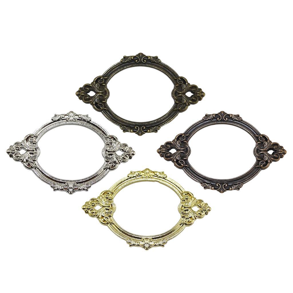 4PCS Vintage Tag Holder Pull Handle