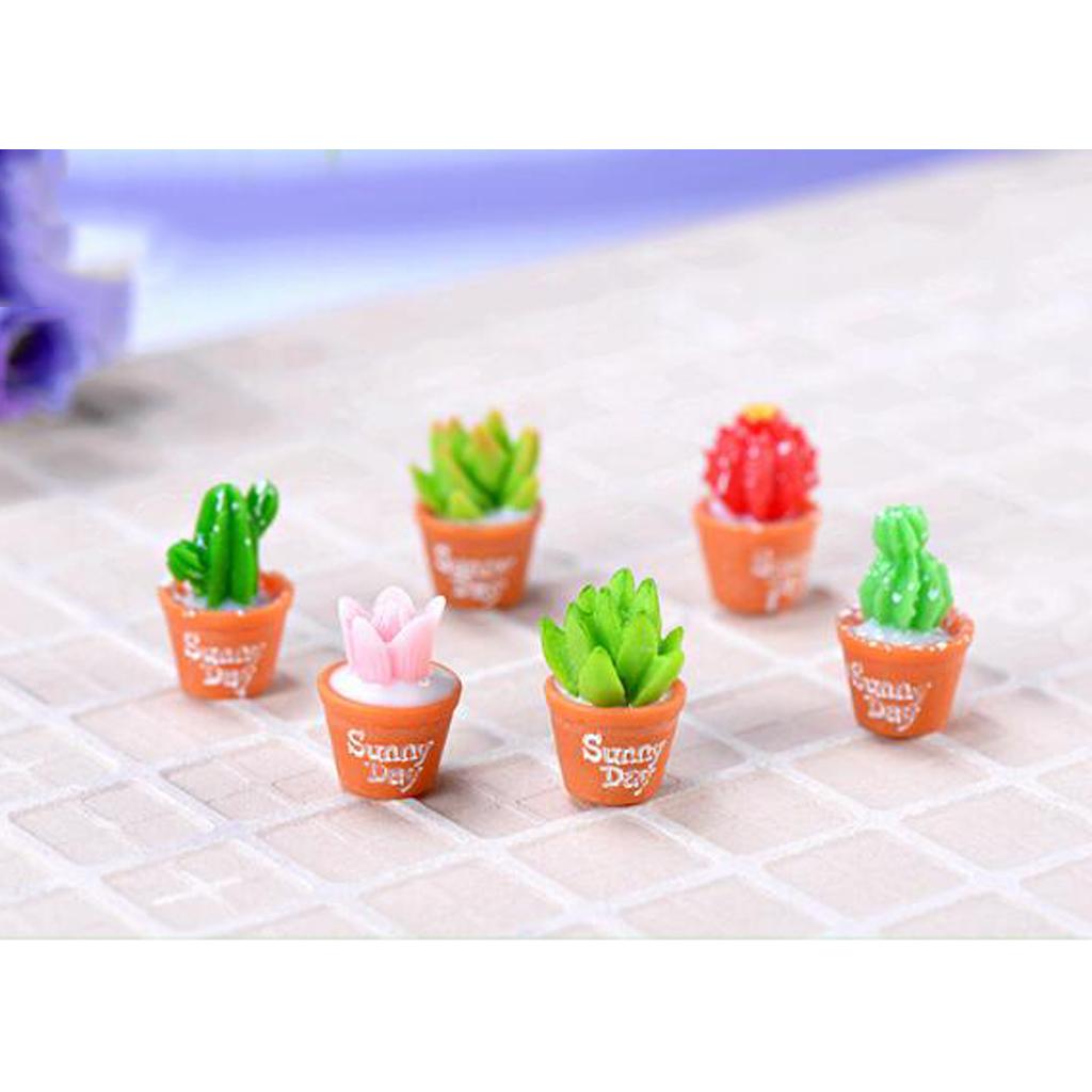 6x Nhân Tạo Hút Mật Vật Có Sân Vườn Két Sắt Mini Giả Nhà DIY Hoa Trang Trí