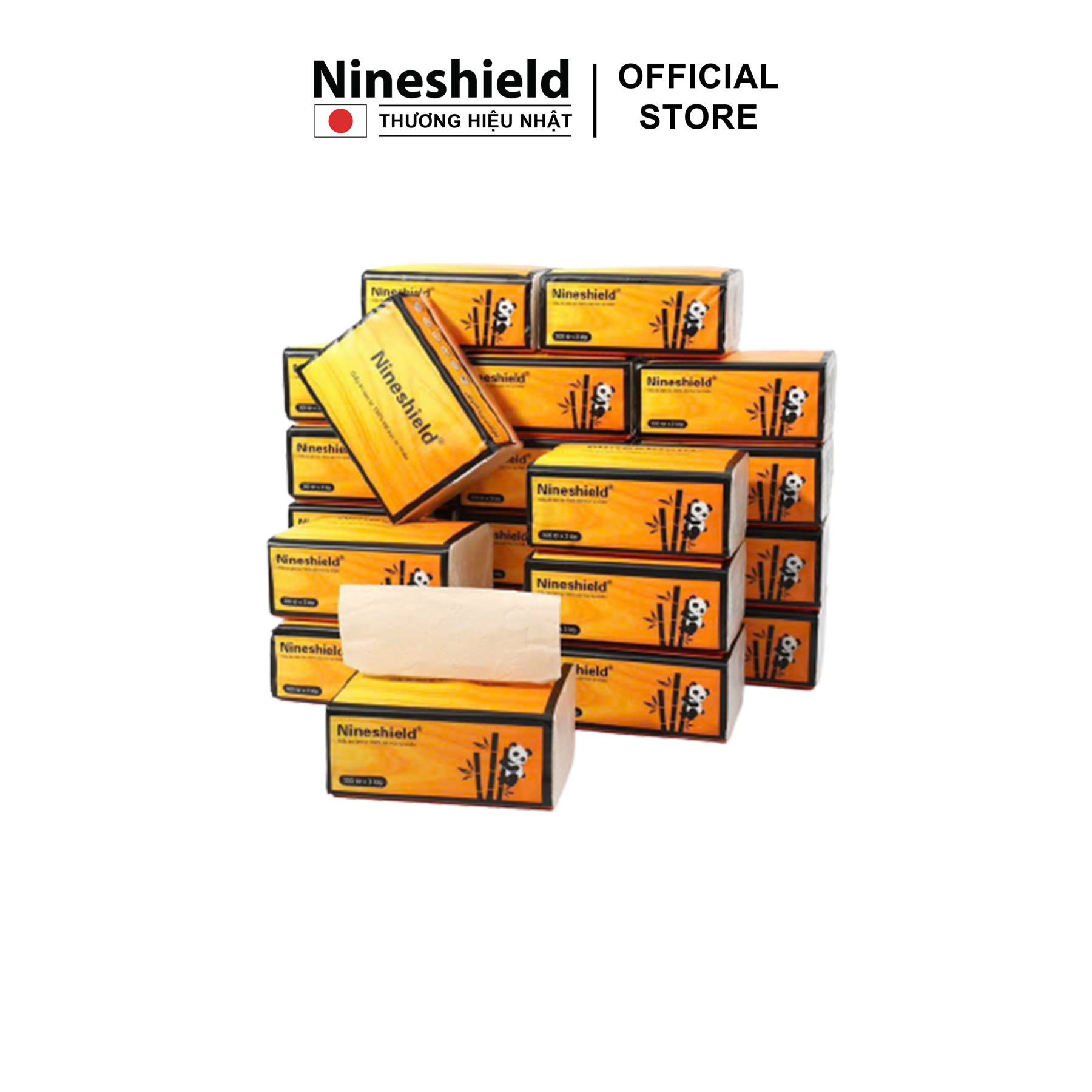 Giấy ăn Gấu Trúc Nineshield