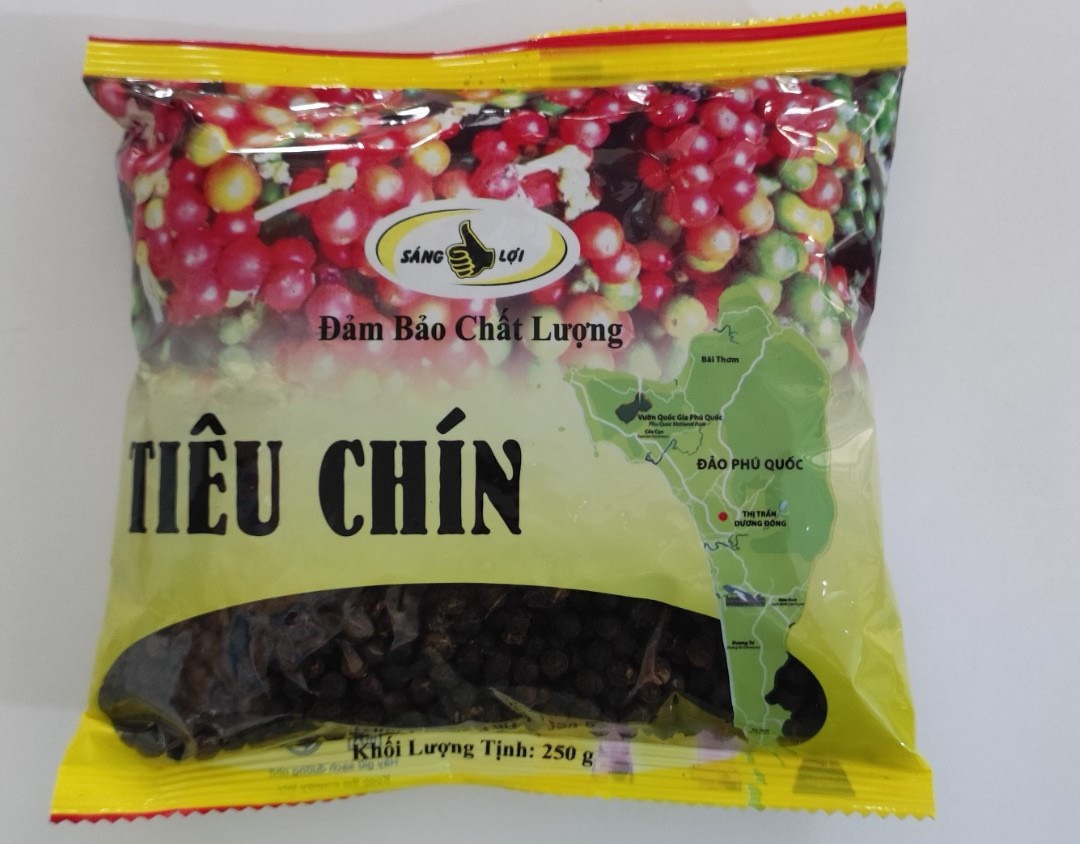 Tiêu chín Phú Quốc khô thơm nguyên hạt Thịnh Phát- 500gr