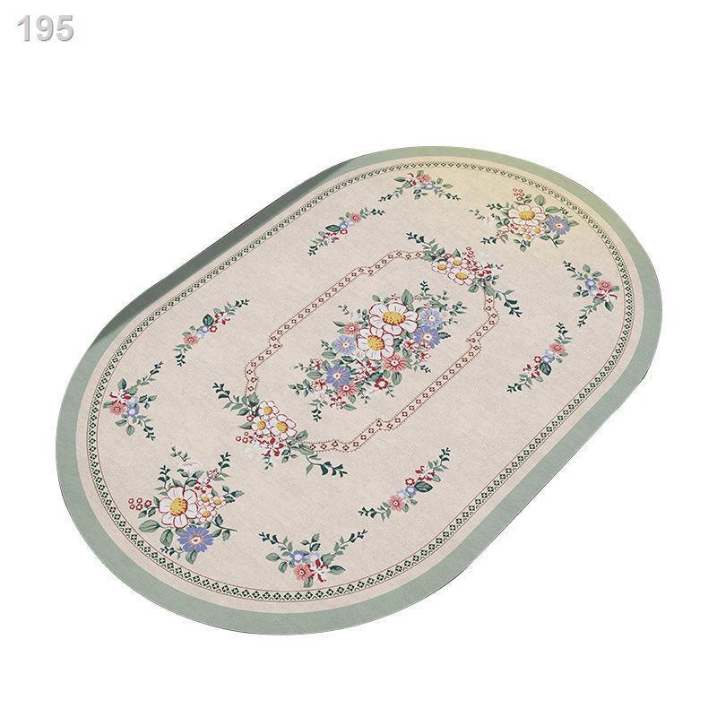 Phòng tắm phong cách Châu Âu thấm nước nhanh khô tấm lót sàn kích thước nhỏ tảo cát mềm thảm nhà vệ sinh cửa c