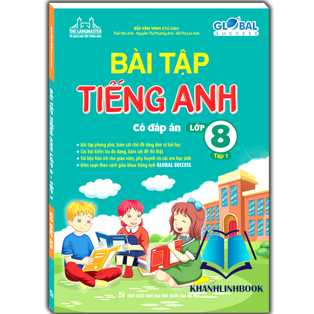 Sách - GLOBAL SUCCESS - Bài tập tiếng anh lớp 8 Tập 1 (có đáp án)