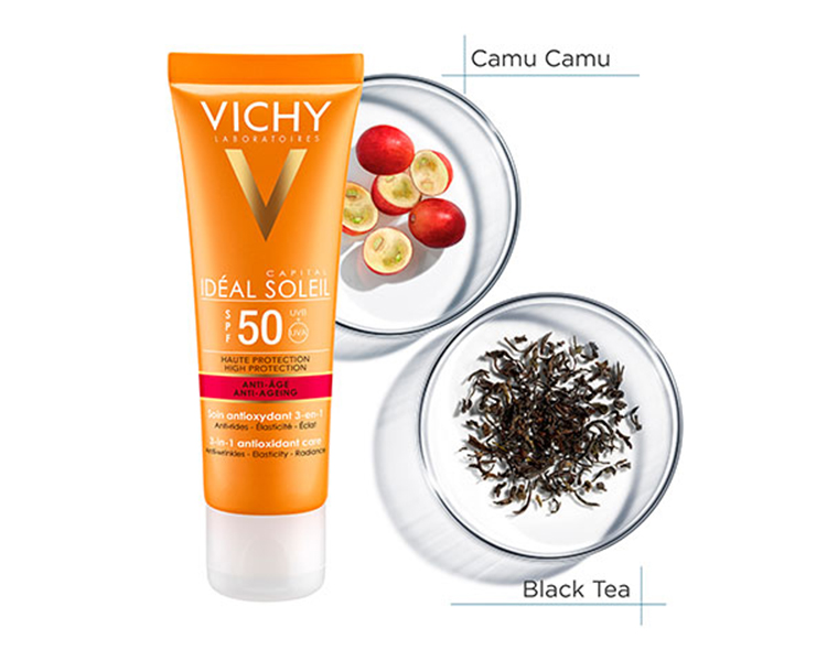 Kem Chống Nắng Chống Lão Hoá Vichy Ideal Soleil Anti Age SPF50+ MB055000 (50ml)