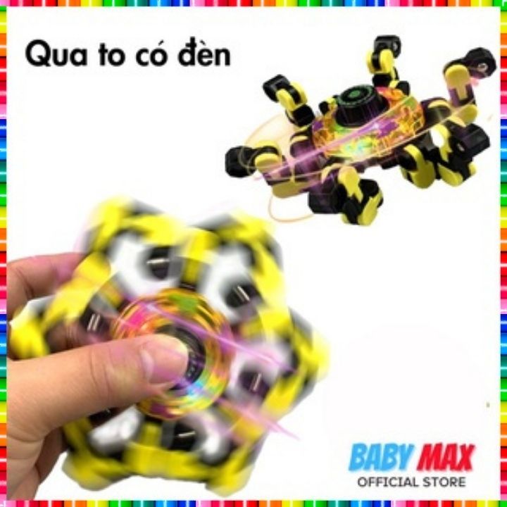 Con quay spinner phát sáng có đèn đồ chơi vận động cho bé