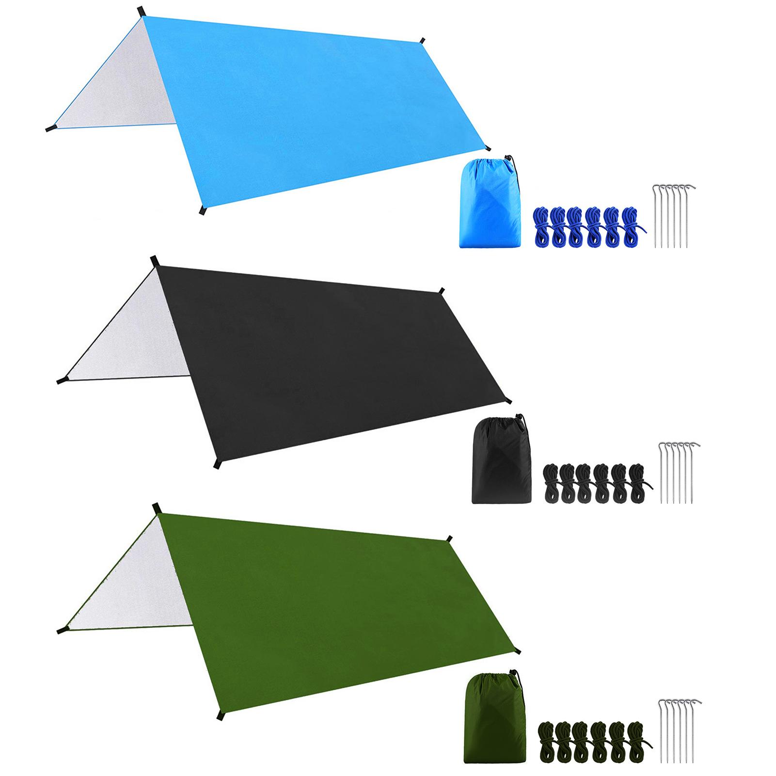 Bạc cắm trại chống thấm nước đa chức năng Lều che mưa che nắng
