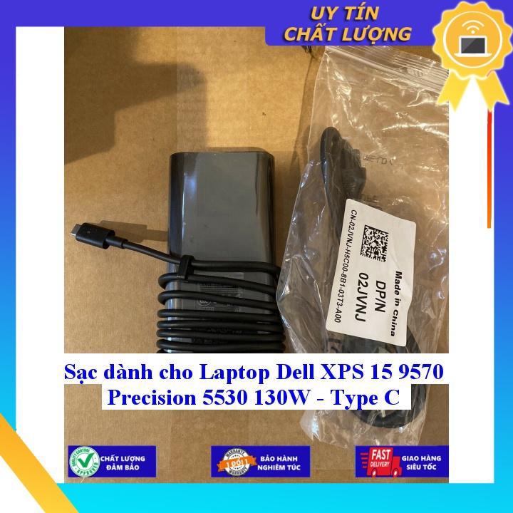 Sạc dùng cho Laptop Dell XPS 15 9570 Precision 5530 130W - Type C - Hàng Nhập Khẩu New Seal