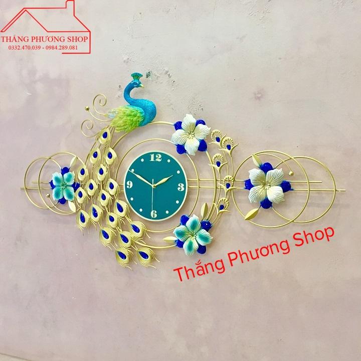 Đồng Hồ Treo Tường Chim Công Hoàng Hậu Kiêu Sa TP-009