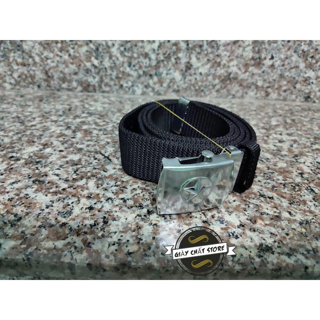 BỘ 2 Dây Lưng Lính Dù Đen