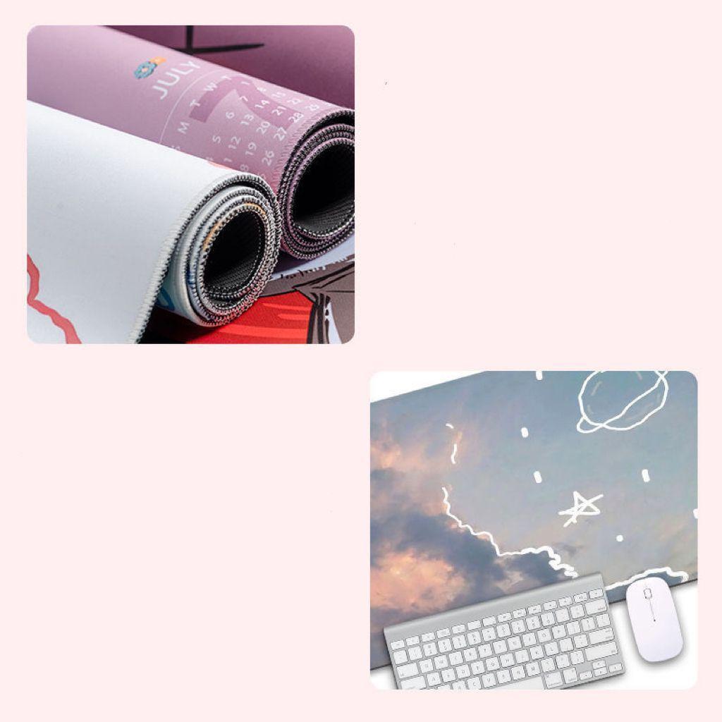 Tấm Lót Chuột Bàn Phím In Hình Anime Dễ Thương Sáng Tạo