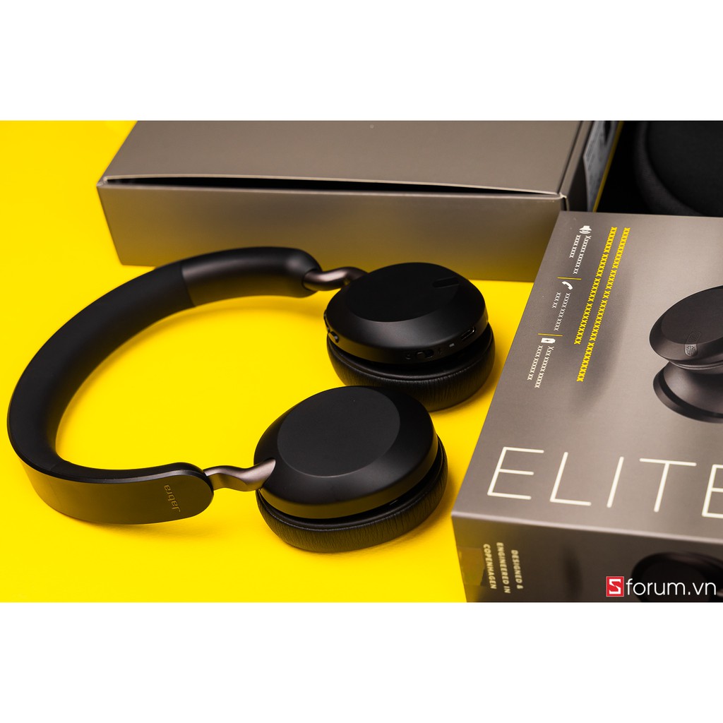 Tai Nghe Bluetooth Chụp Tai On-ear Jabra Elite 45h (Black) - Hàng Chính Hãng