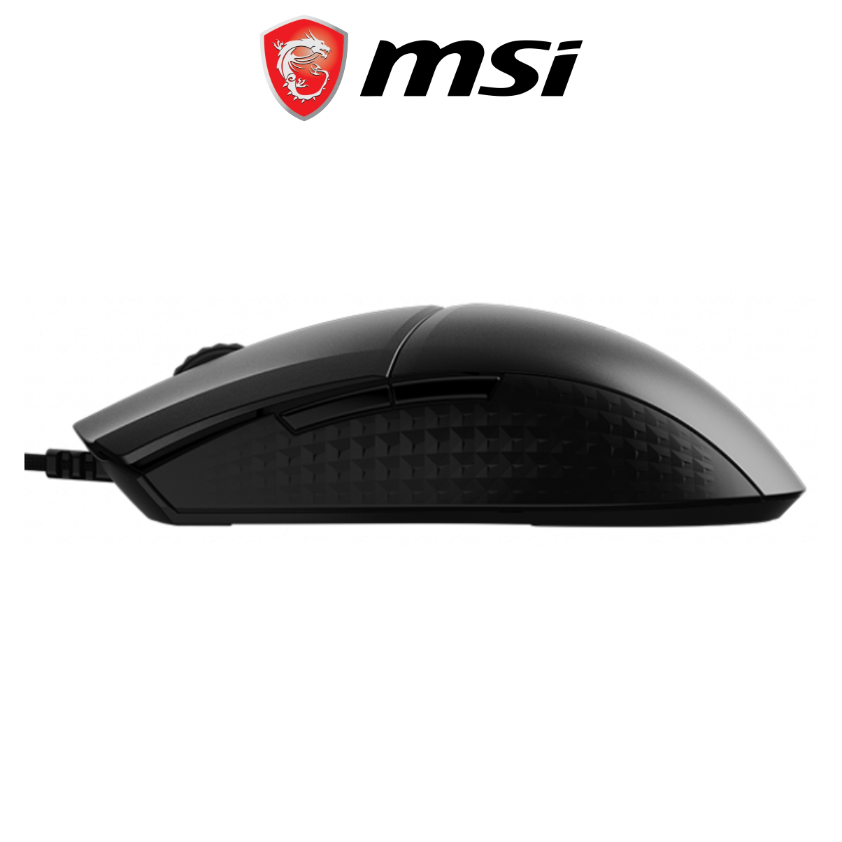 Chuột Gaming MSI GM41 Lightweight V2 Đèn LED RGB, 6 Nút, 6400 DPI Với 6 Mức DPI, Dây Cắm USB Dù Dài 2M - Hàng Chính Hãng