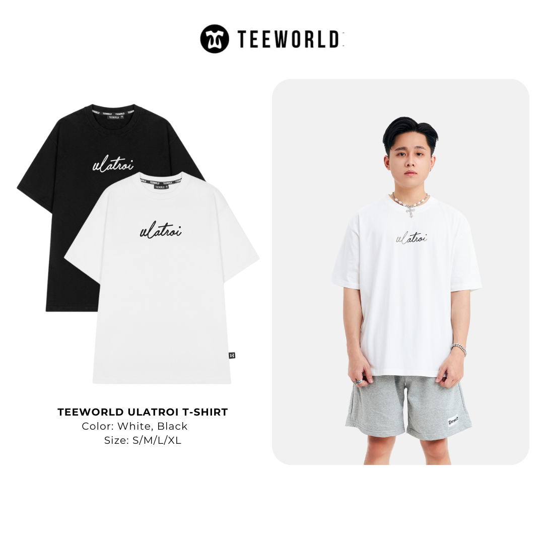 Áo thun Teeworld Ulatroi Nam Nữ Form Rộng Unisex