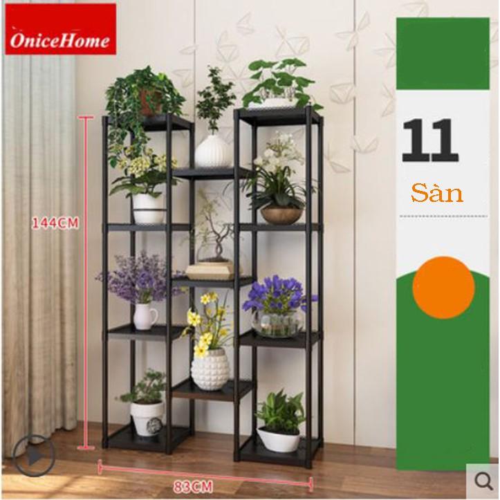 Kệ để chậu hoa, cây cảnh - kệ ngăn trang trí nhựa 11 ngăn_RE0201