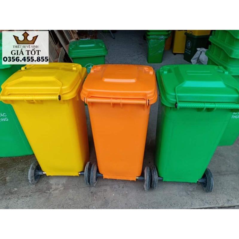 Thùng rác nhựa công cộng 240L ( hàng nhập khẩu )
