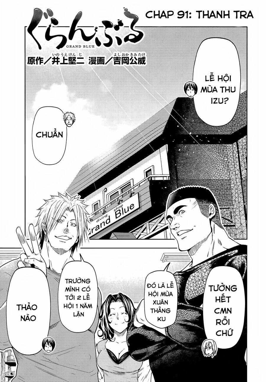 cô gái thích lặn - grand blue chapter 91 4