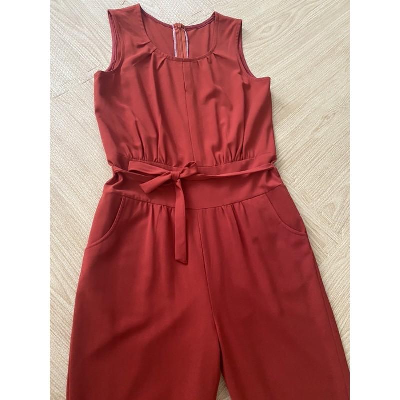 Jumpsuits hàng thiết kế màu cam
